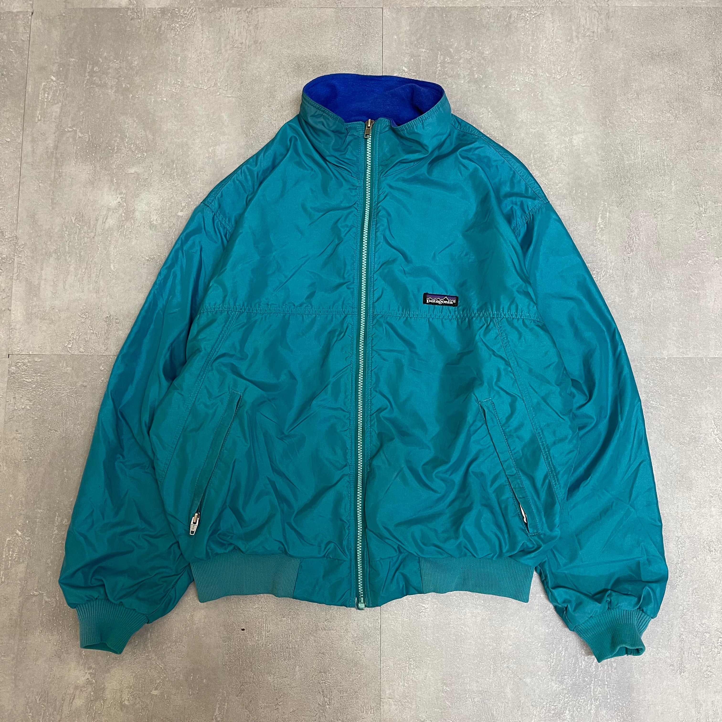 Patagonia USA製シェルドシンチラ　Mサイズ 90's PATAGONIA「Shelled SYNCHILLA Jacket」USA製 フリースジャケット