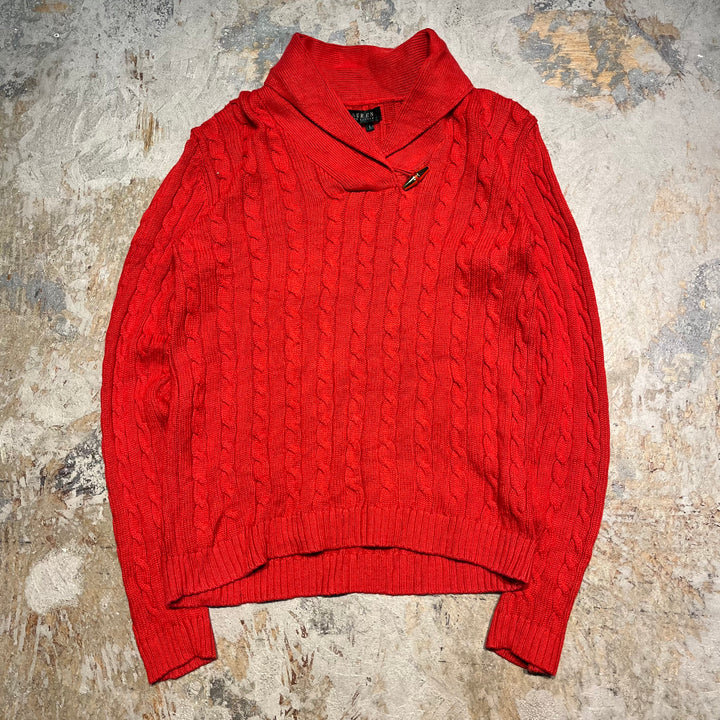 #3616古着/ラルフローレン/POLObyRalphLauren/ショールカラーニット/100%コットン/サイズS