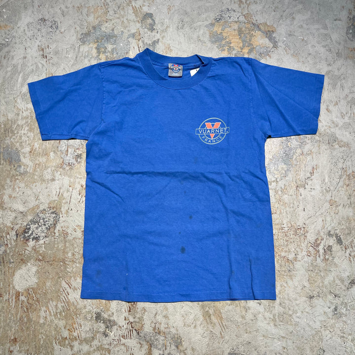 古着 USA製 VUARNET FRANCE/ヴァルネ/サングラスメーカー/企業系/ヴィンテージ シングルステッチ Tシャツ/サイズL相当