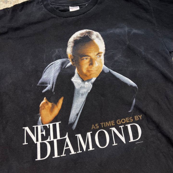 古着 USA製 98's  ニール・ダイアモンド / プリントTシャツ/サイズXL