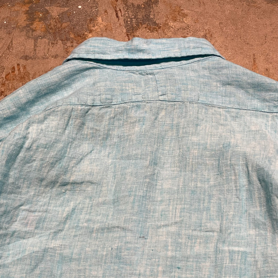 #4373 Used clothing Ralph Lauren Long Sleeve Shirt /Long Sleeve Shirt /Linen /Linen /Size XL