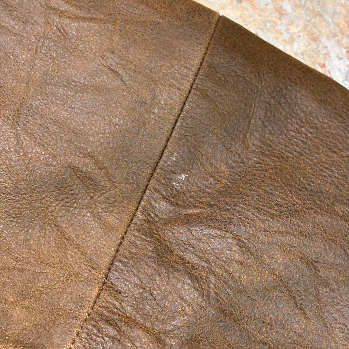 중고 의류 Columbia/ Columbia/ Genuine Leather Zip-Up Leather Jacket Jacket/ Cowhide/ Size L