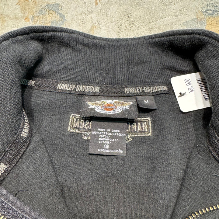 중고 의류 Harley Davidson/Harley Davidson/Half Zip Cotton Knit Sweater/Size M