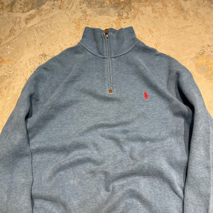 #3862 古着 POLO by Ralph Lauren/ポロバイラルフローレン/Half zip knit/ハーフジップニット/サイズS