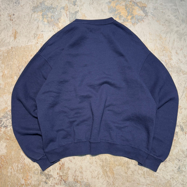 Used clothing 90's~ RUSSELLATHLETIC/ Russell Athletic/ Blank Crew Neck Sweatshirt/ Plain/ Size L