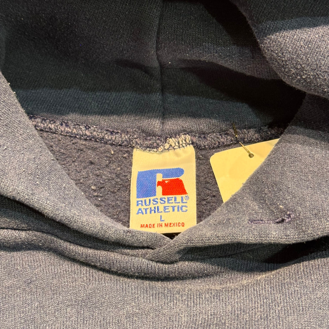 Used clothing 90's~ RUSSELLATHLETIC/ Russell Athletic/ Blank pullover hoodie/ Plain/ Size L