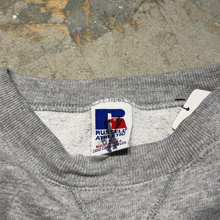 古着 USA製 80's〜 RUSSELLATHLETIC/ ラッセル アスレチック/ ブランククルーネックスウェット/ 無地/サイズL