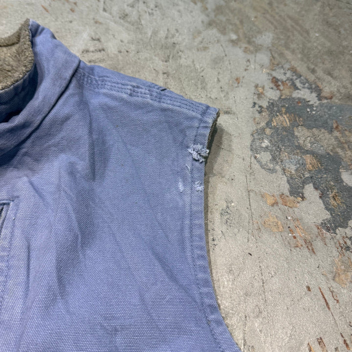 여성용 여성/ 오리 직물 조끼/ 보아 라이닝/ 크기 L을위한 중고 의류 Carhartt