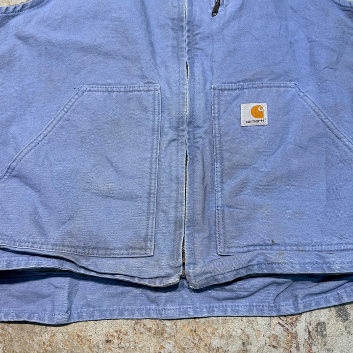 여성용 여성/ 오리 직물 조끼/ 보아 라이닝/ 크기 L을위한 중고 의류 Carhartt