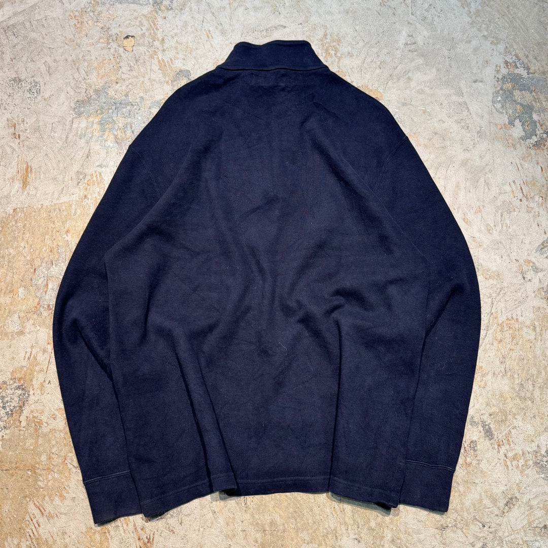 Ralph Lauren/ Polo Ralph Lauren/ Half Zip Knit Sweater/ Cotton 니트/ 크기 L의 중고 의류 폴로