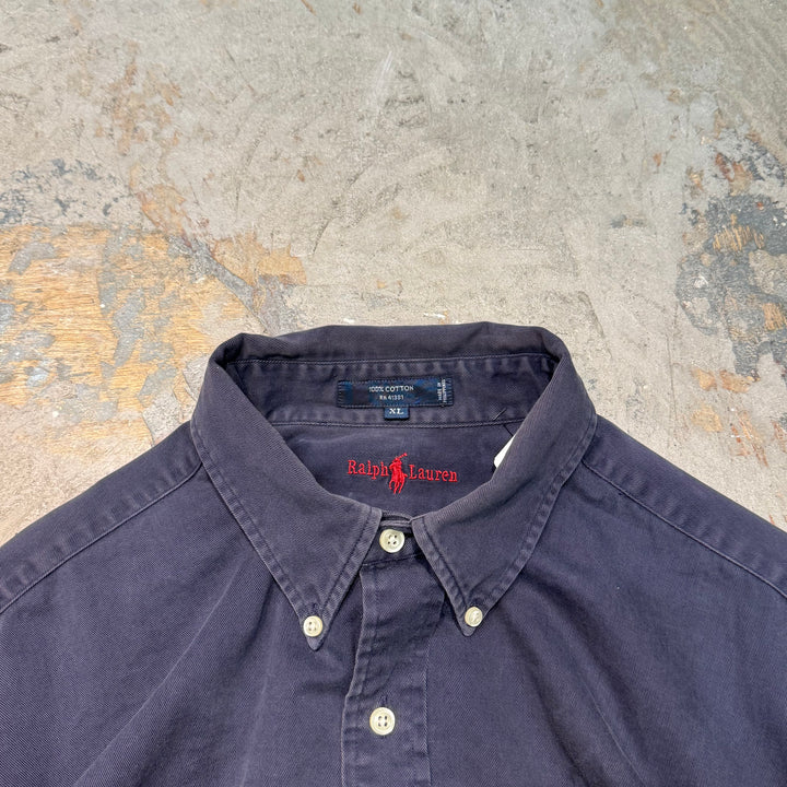 古着 Ralph Lauren/ ラルフ ローレン/ ボタンダウン長袖シャツ/ サイズXL