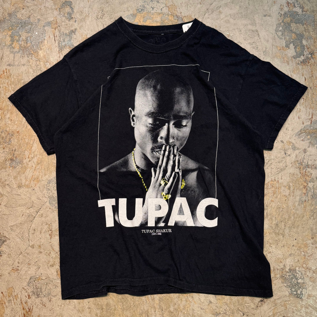 古着 2PAC/ツーパック/ヒップホップ/ラッパープリントTシャツ/サイズL相当