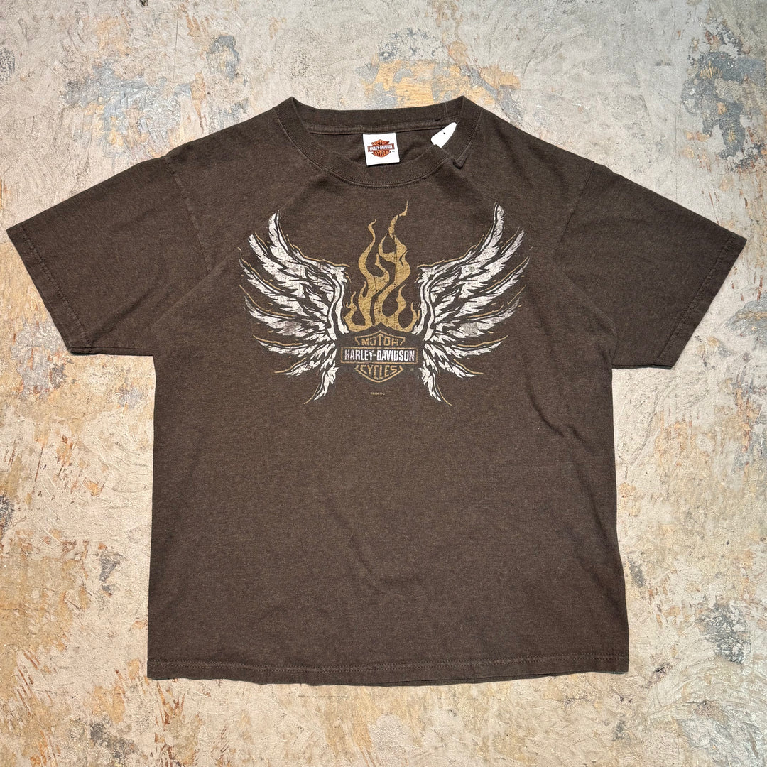 古着 USA製 Harley-Davidson/ ハーレーダビッドソン/ プリントTシャツ/ サイズL
