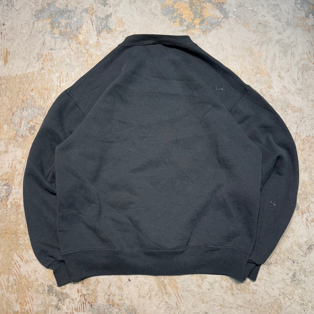 Used clothing Made in USA 80's ~ RUSSELLATHLETIC/ Russell Athletic/ Blank Crew Neck Sweatshirt/ Plain/ Size L