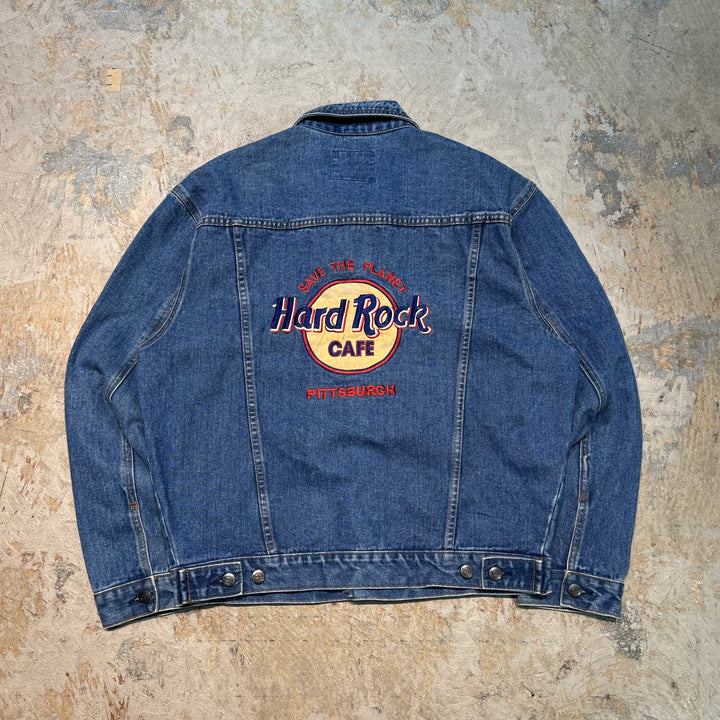 Used clothing HARD ROCK CAFE/ Hard Rock Cafe/ Denim jacket/G jacket/Size M