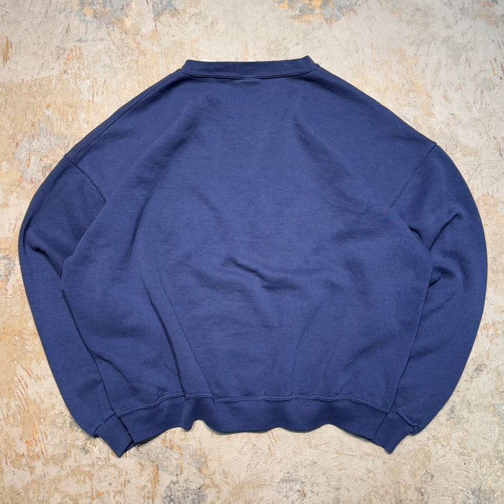 Used clothing 90's~ RUSSELLATHLETIC/ Russell Athletic/ Blank Crew Neck Sweatshirt/ Plain/Size XL