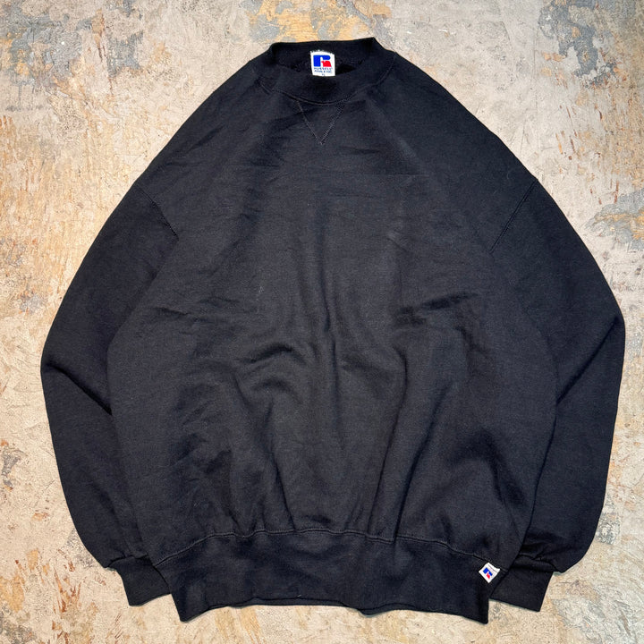 미국 80 년대에서 만든 중고 의류 ~ Russellathletic/ Russell Athletic/ Blank Crew Neck Sweatshirt/ Plain/ Size XL