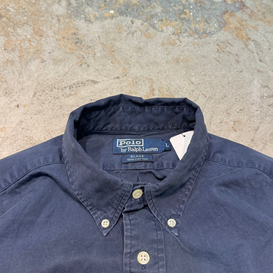 古着 POLO by Ralph Lauren/ ポロ バイ ラルフ ローレン/ ボタンダウン長袖シャツ/ サイズL