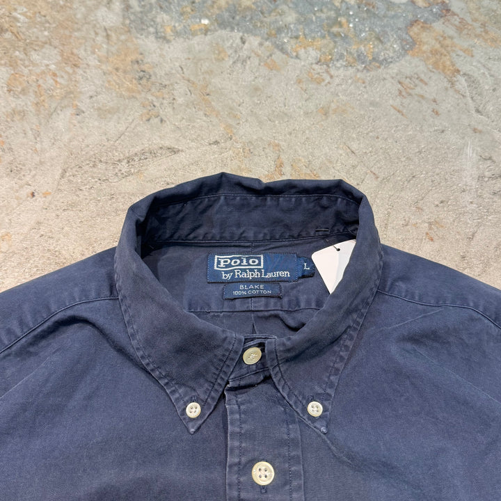 古着 POLO by Ralph Lauren/ ポロ バイ ラルフ ローレン/ ボタンダウン長袖シャツ/ サイズL