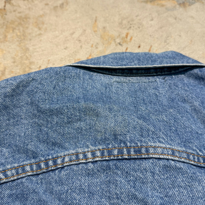 Used clothing Made in USA HARD ROCK HOTEL/ Hard Rock Hotel/ Denim Jacket/G Jacket/Size S