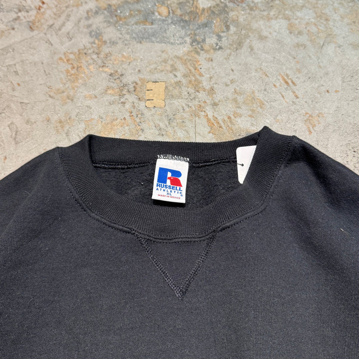 Used clothing 90's~ RUSSELL ATHLETIC/ Russell Athletic/ Blank crew neck sweatshirt/Size XL