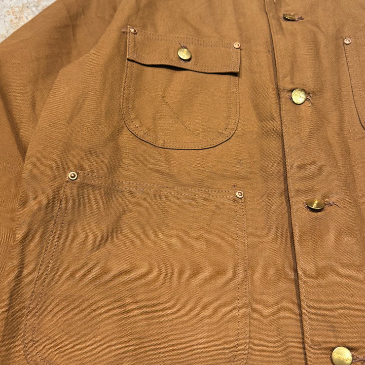 미국에서 만든 중고 의류 Carhartt/ Michigan Chore Coat/ Duck Fabric/ Corduroy Collar/ 안감 담요/ 크기에 해당합니다.