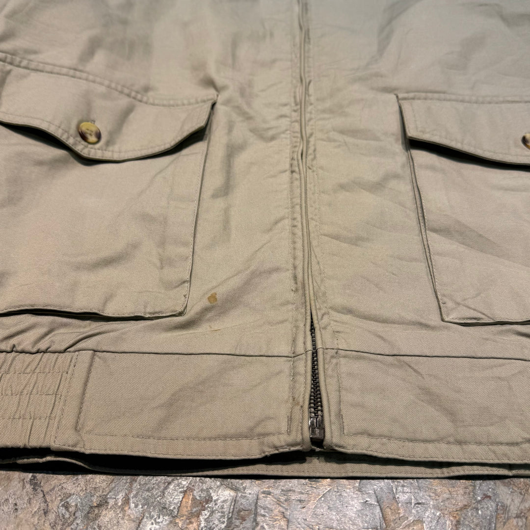 Used clothing 90's L.L.Bean/ L.Bean/ Leather collar switch/ Hunting jacket/Size M