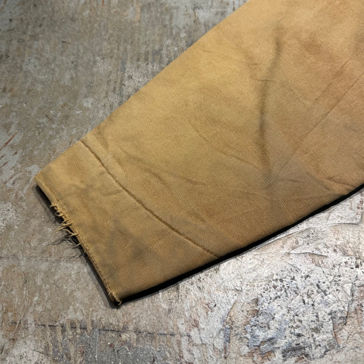 중고 의류 Carhartt/ Michigan Chore 코트/ 오리 직물/ 코듀로이 칼라/ 안감 담요/ 크기에 해당