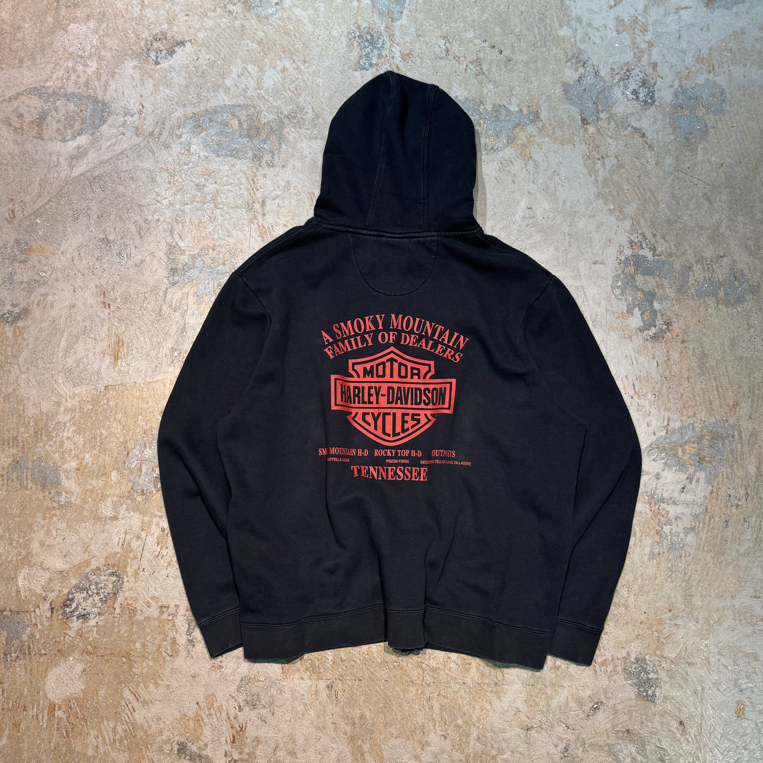 Used clothing HARLEY-DAVIDSON/ Harley Davidson/ Sweat zip-up hoodie/ Size XXL