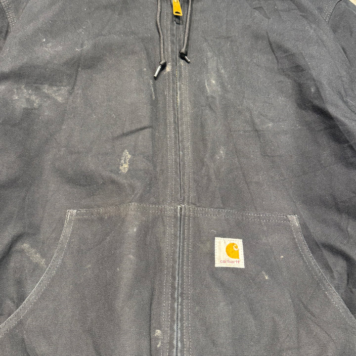 미국에서 만든 중고 의류 Carhartt/ Active Jacket/ Duck Fabric/ Thermal Lining/ Size L