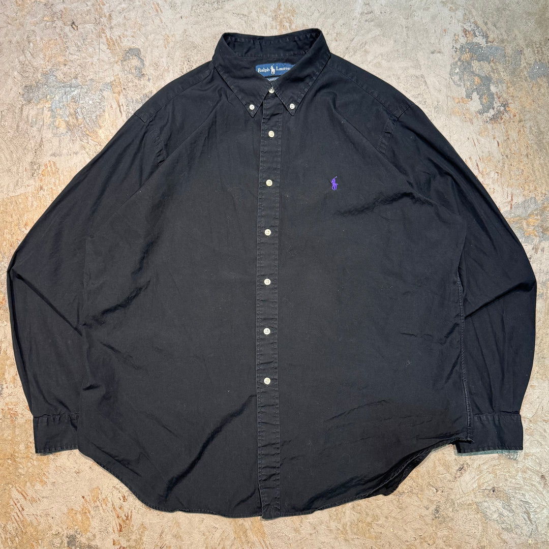 古着 Ralph Lauren/ ラルフ ローレン/ ボタンダウン長袖シャツ/ サイズXXL