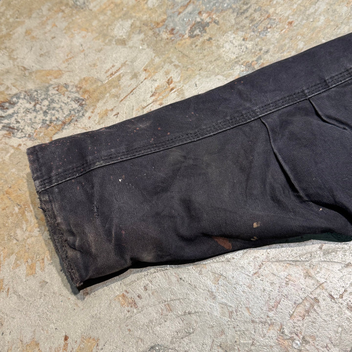 중고 의류 Carhartt/ 전통적인 코트/ 오리 직물/ 코듀로이 라이닝/ 크기 L에 해당합니다.