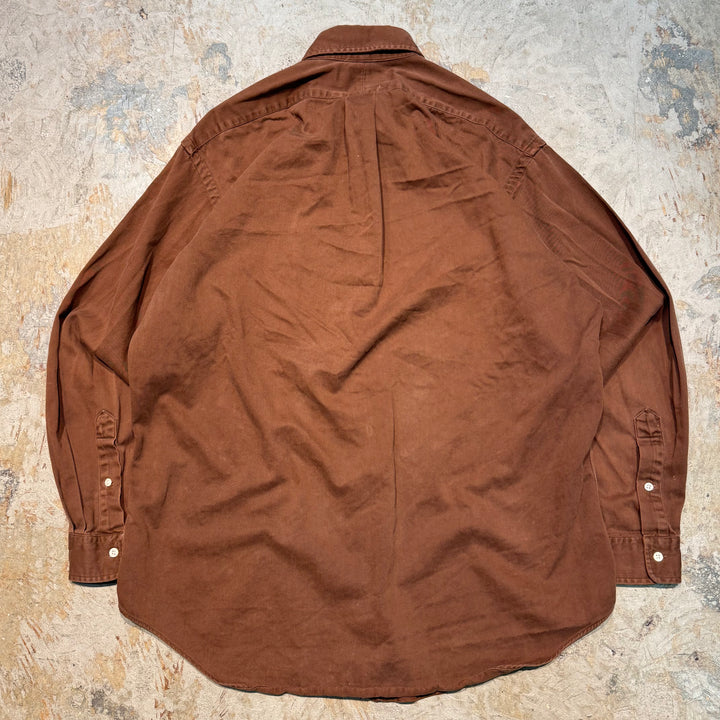 古着 Ralph Lauren/ ラルフ ローレン/ ボタンダウン長袖シャツ/ サイズM
