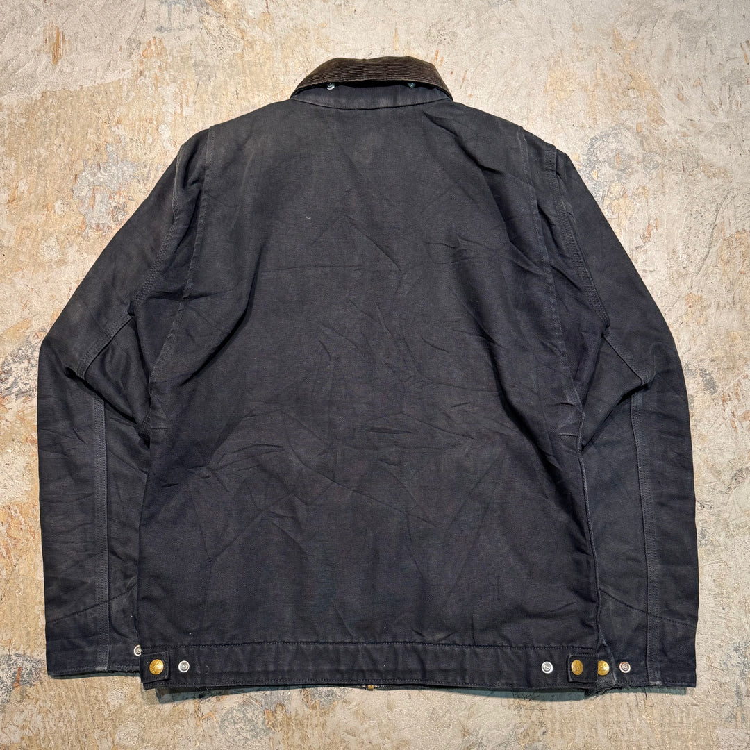 Used clothing carhartt/ Carhartt/ Detroit jacket/ Duck fabric/ Blanket lining/ Checkered pattern/ Size M