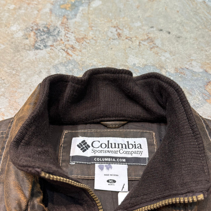 Used clothing 90's~ COLUMBIA/ Columbia/ Oiled Hunting Jacket/ Size XL