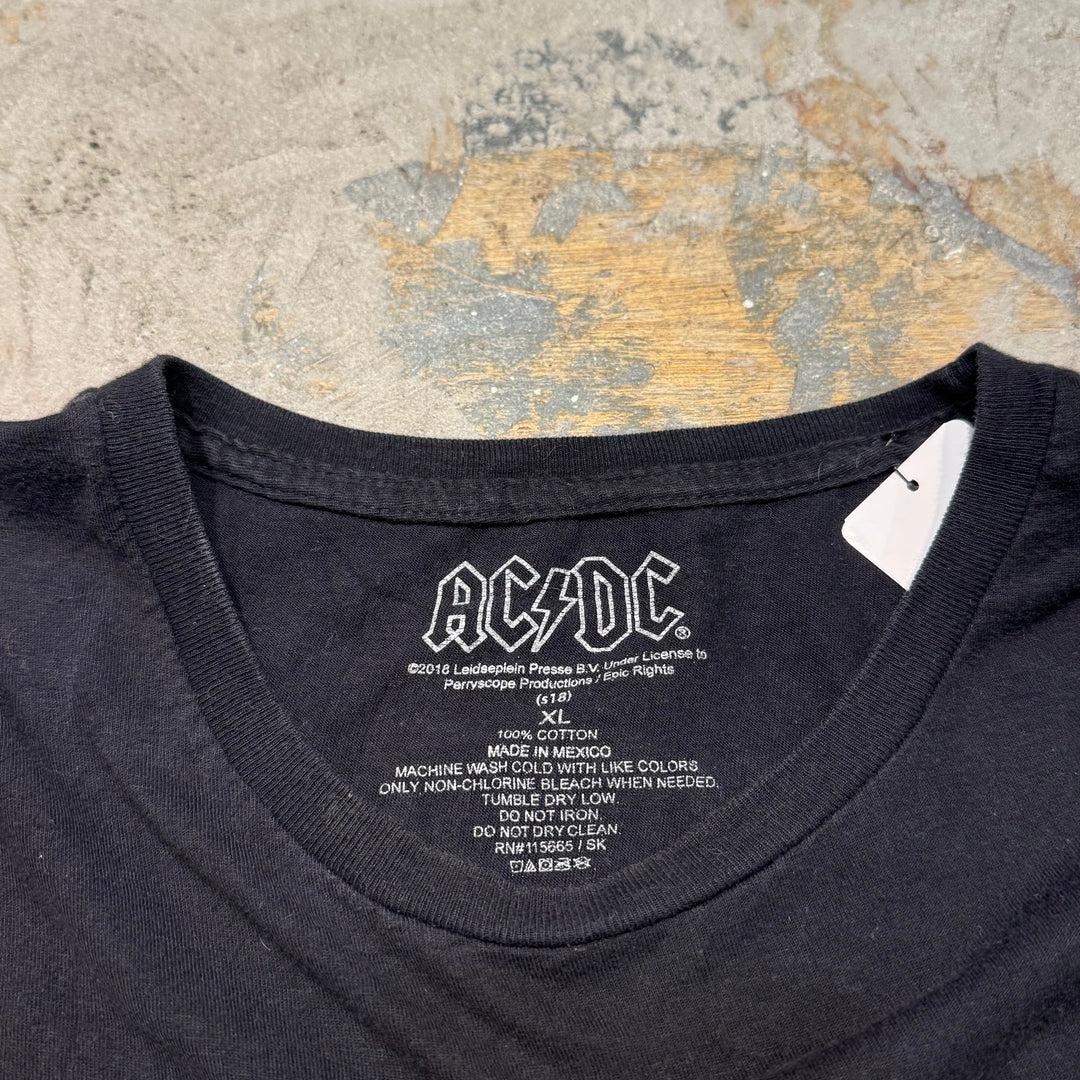 古着 AC/DC/ エーシー・ディーシー/ バンドプリントTシャツ/ サイズXL