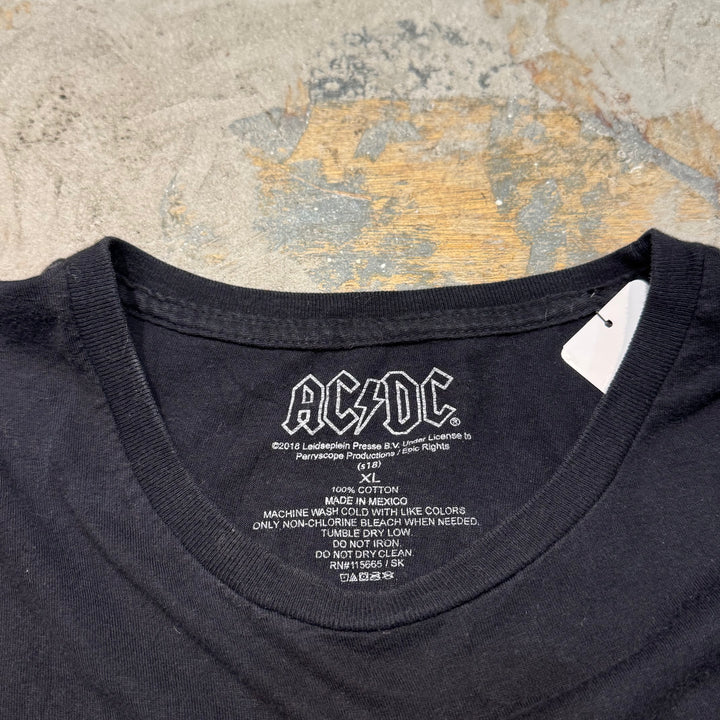 古着 AC/DC/ エーシー・ディーシー/ バンドプリントTシャツ/ サイズXL