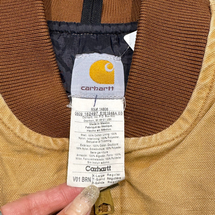 중고 의류 Carhartt/ Carhartt/ Duck Vest/ Duck Fabric/ Size XL