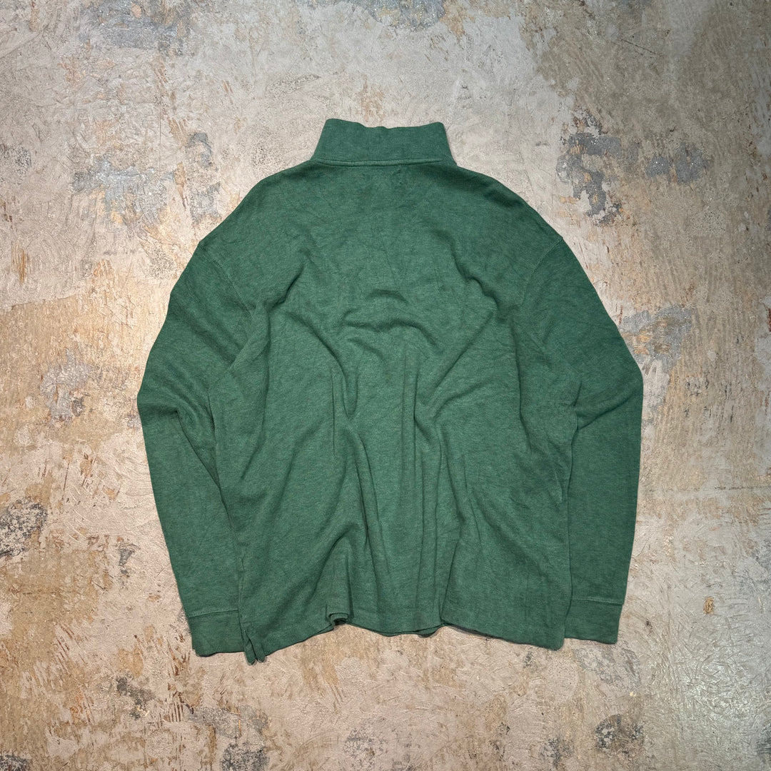 Used clothing POLO by Ralph Lauren/Polo Ralph Lauren/Half Zip Cotton Knit Sweater/Size XXL