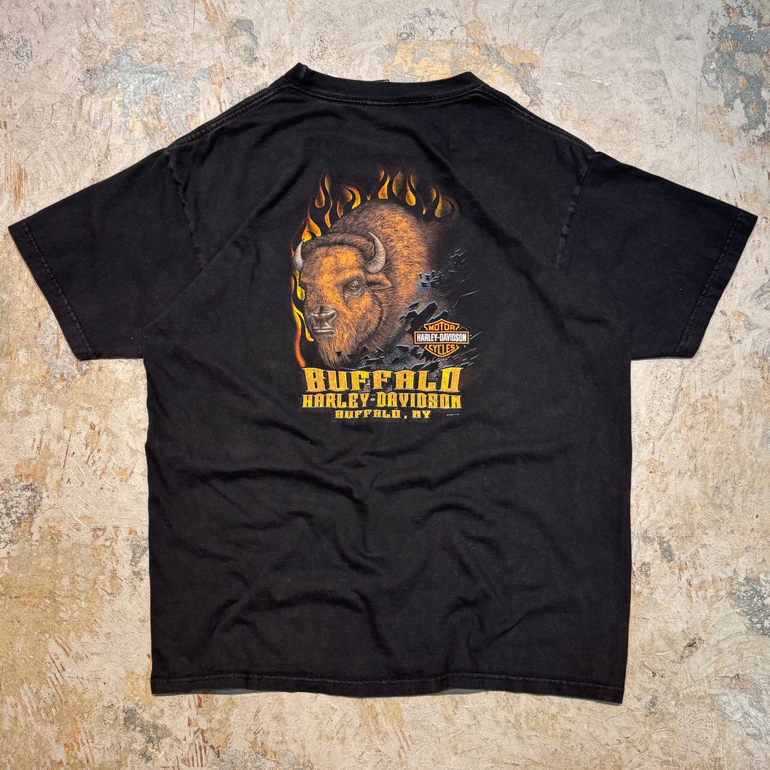 古着 USA製 Harley-Davidson/ハーレーダビッドソン/ プリントTシャツ/ サイズXL