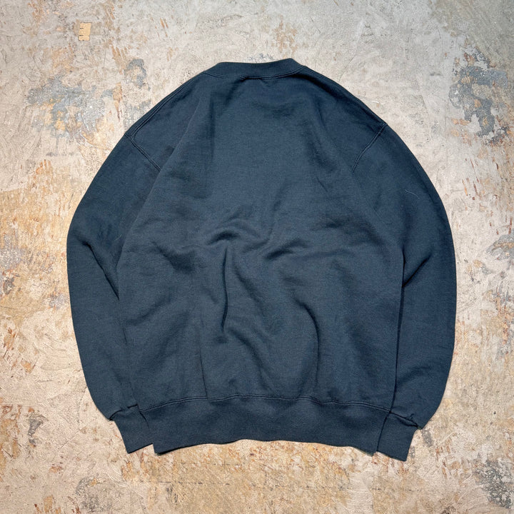 Used clothing Made in USA 80's~ RUSSELLATHLETIC/Russell Athletic/One-point logo crew neck sweatshirt/Size M