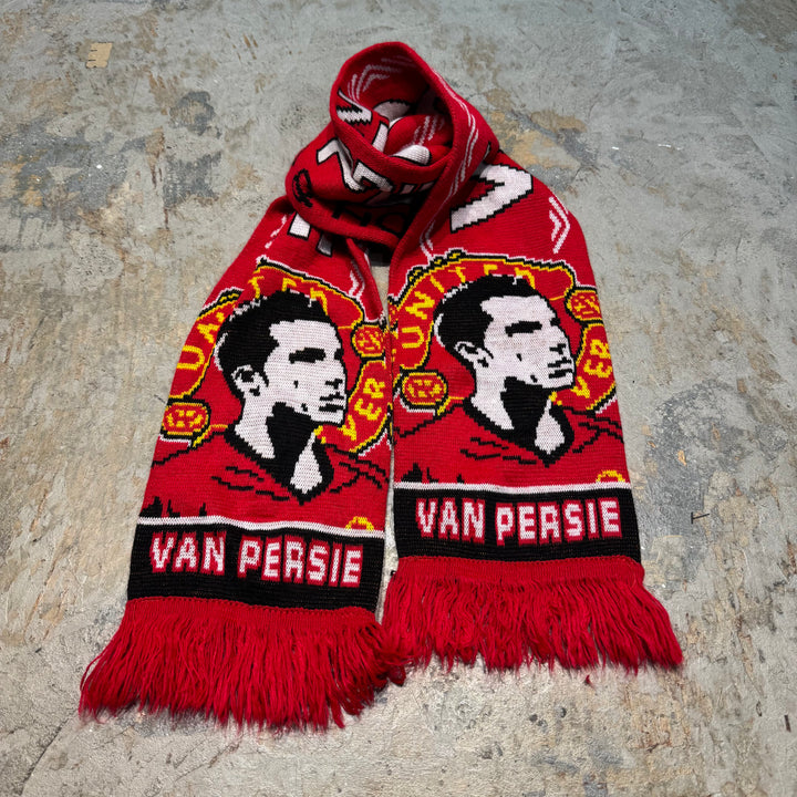 Used Soccer Scarf / MANCHESTER UNITED FC / Manchester United FC / ROBIN VAN PERSIE / UNITED &HOLLAND / United and Holland