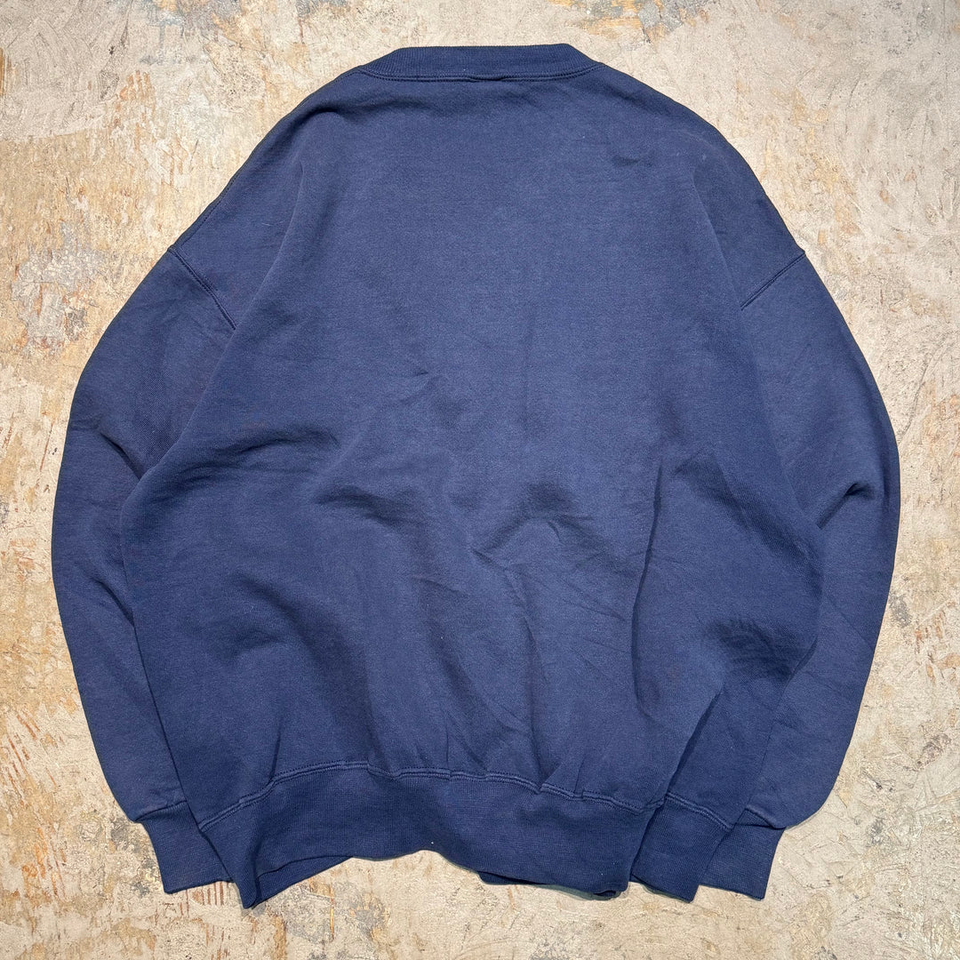 미국 80 년대에서 만든 중고 의류 ~ Russellathletic/ Russell Athletic/ Blank Crew Neck Sweatshirt/ Plain/ Size XL