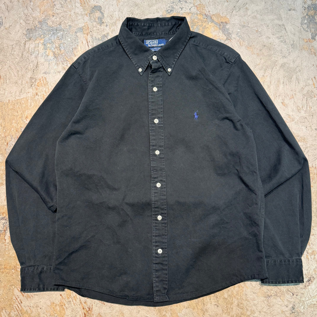 古着 POLO by Ralph Lauren/ ポロバイラルフ ローレン/ ボタンダウン長袖シャツ/ サイズL相当
