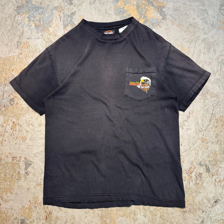 古着 USA製 Harley-Davidson/ハーレーダビッドソン/ プリントTシャツ/ サイズM