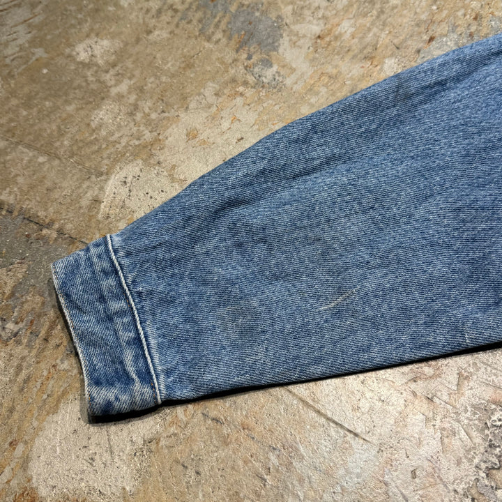 Used clothing Made in USA HARD ROCK HOTEL/ Hard Rock Hotel/ Denim Jacket/G Jacket/Size S