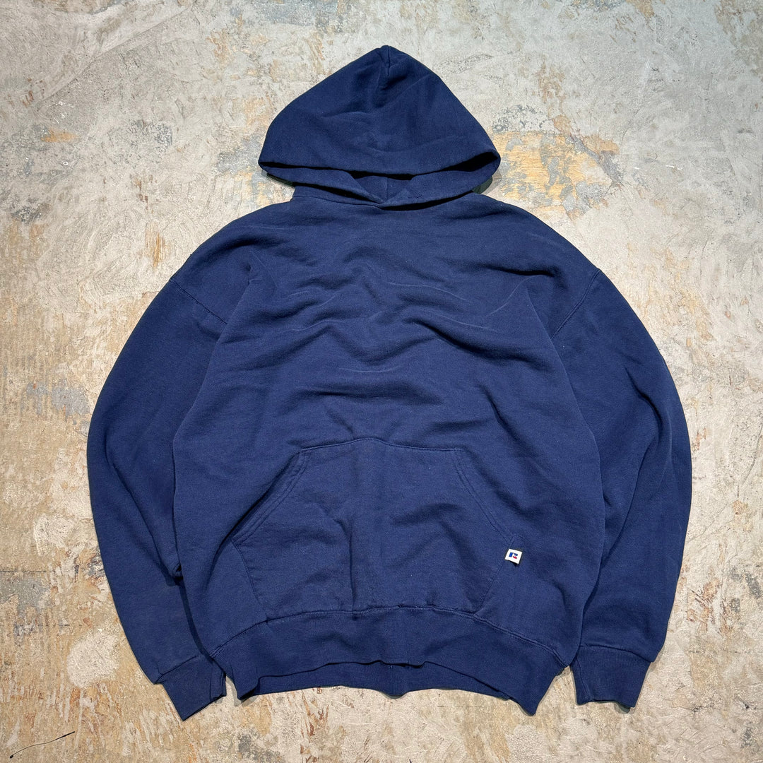 Used clothing 90's~ RUSSELLATHLETIC/ Russell Athletic/ Blank pullover hoodie/ Plain/ Size L