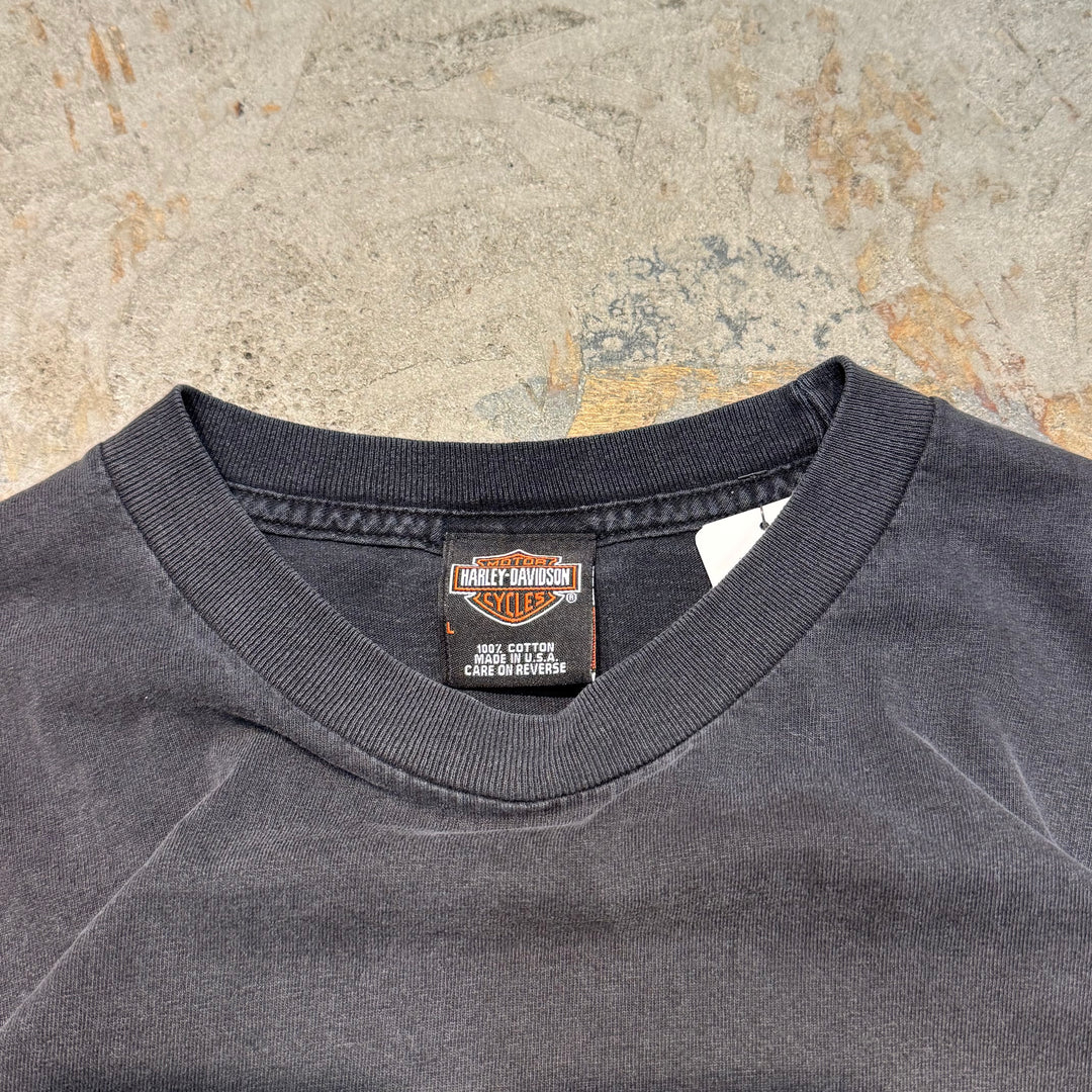古着 USA製 Harley-Davidson/ハーレーダビッドソン/ プリントTシャツ/ サイズL