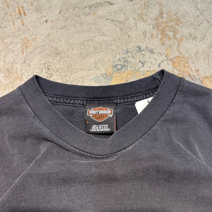 古着 USA製 Harley-Davidson/ハーレーダビッドソン/ プリントTシャツ/ サイズL