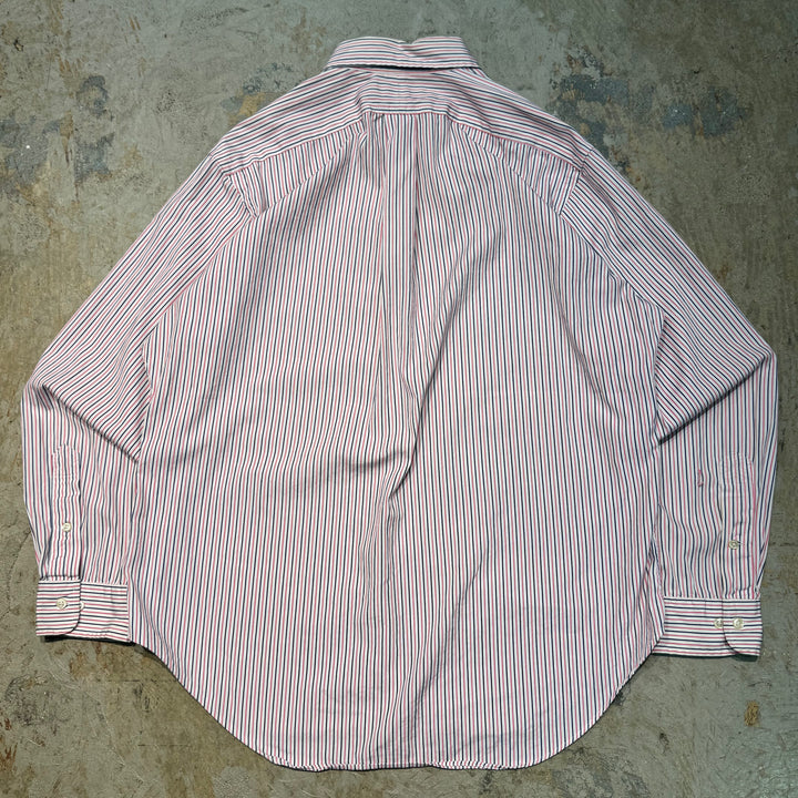 古着 Ralph Lauren/ ラルフ ローレン/ ボタンダウン長袖シャツ/ ストライプ/ サイズL